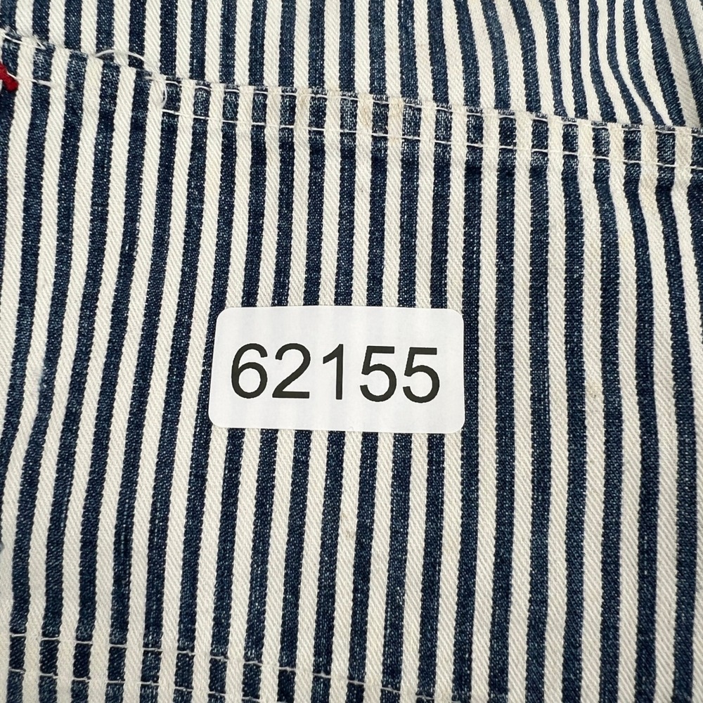 Vintage Penneys Pay Day Hickory Stripe Bib Overalls Sanforized Union Made XL 50s - Picture 4 of 16